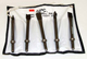 Комплект длинных зубил для пневматического молотка (JAH-6833H), 5 предметов в Калуге